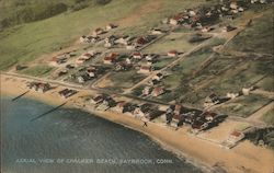 Aerial View of Chalker Beach Old Saybrook, CT Postcard Postcard Postcard