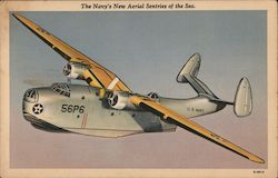 The Navy's New Aeerial Sentries of the Sea. Postcard Postcard Postcard