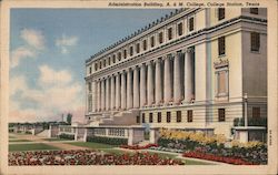 Administration Building, A & M College Postcard