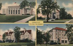 Connecticut College for Women Postcard