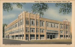 Modern Plant of the Mobile Press Register Postcard