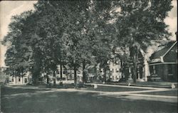 Library, Savings Bank and D.A.R. Boulder Postcard