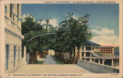 Promenade "Las Bovedas" and National Museum Panama City, Panama Postcard Postcard Postcard