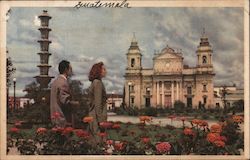 View of Typical City in Guatemala Postcard