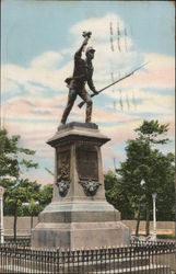 Monument to the National Hero Juan Santa Maria Postcard