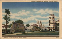 Remains of Old City Wall, Central Station Postcard