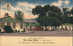 The Elms Motel Bishop, CA Postcard Postcard Postcard