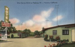 Silver Spruce Motel Ventura, CA Postcard Postcard Postcard