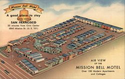 Mission Bell Motel San Francisco, CA Postcard Postcard Postcard