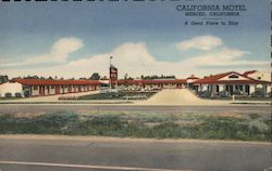 California Motel Postcard