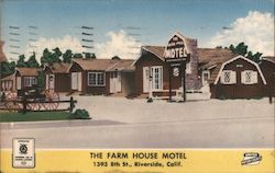 The Farm House Motel Postcard