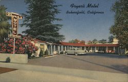 Fryer's Motel Postcard