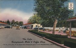 The Patio, Fairgrounds Motel & Coffee Shop Bakersfield, CA Postcard Postcard Postcard