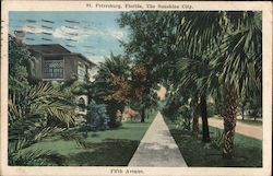 Fifth Avenue, The Sunshine City Postcard