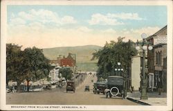 Broadway from William Street Postcard