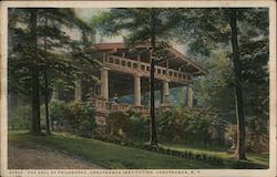 The Hall of Philosophy, Chautauqua Institution Postcard