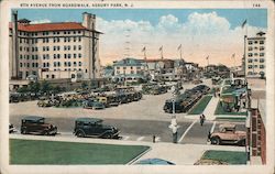 6th Avenue from Boardwalk Asbury Park, NJ Postcard Postcard Postcard