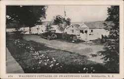 Waldron's Cottages on Swartswood Lake Postcard