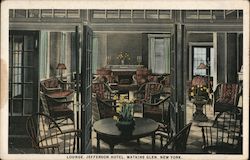 Lounge, Jefferson Hotel Postcard