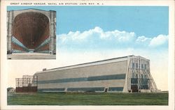 Great Airship Hanger, Naval Air Station Postcard