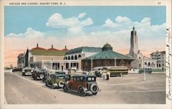 Arcade and Casino Asbury Park, NJ Postcard Postcard Postcard