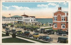 6th Avenue Pool, Pavilion and Miniature Course Asbury Park, NJ Postcard Postcard Postcard