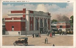 Railroad Station Asbury Park, NJ Postcard Postcard Postcard