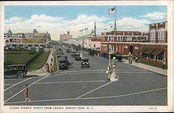 Ocean Avenue, North from Casino Postcard