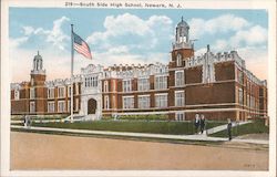 South Side High School Postcard