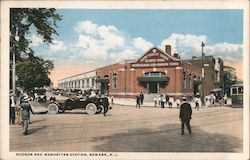 Hudson and Manhattan Station Newark, NJ Postcard Postcard Postcard