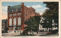 Washington Street and Y.W.C.A. Newark, NJ Postcard Postcard Postcard