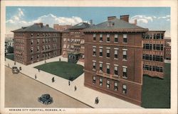 Newark City Hospital New Jersey Postcard Postcard Postcard