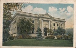 Public Library Postcard