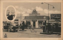 Corduroy Tires and Service Station Sunoco Gas Stations Postcard Postcard Postcard