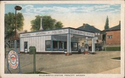 Sill Service Station Postcard