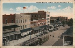 Central Avenue Looking East Postcard