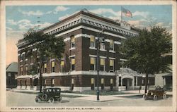 New Municipal and Superior Court Building Postcard