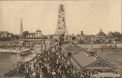 The Landing, Clason Point Park New York City, NY Postcard Postcard Postcard