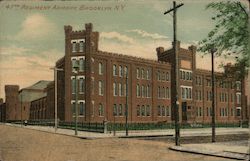 47th Regiment Armory Brooklyn, NY Postcard Postcard Postcard