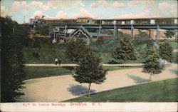 65th St. Station Bridge Brooklyn, NY Postcard Postcard Postcard