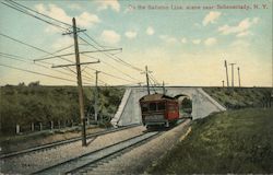 On the Ballston Line, Scene Near Schenectady, NY Postcard Postcard Postcard