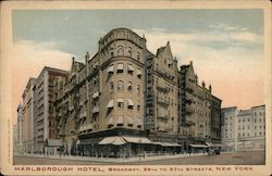 Marlborough Hotel, Broadway, 36th to 37th Streets Postcard