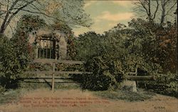 Prison Window from Old Sugar Home, Duane Street, 1769 Postcard