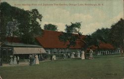 Roller Skating Rink and Japanese Tea Garden, Orange Lake Newburgh, NY Postcard Postcard Postcard