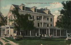 "Lakeside House" Orange Lake Newburgh, NY Postcard Postcard Postcard