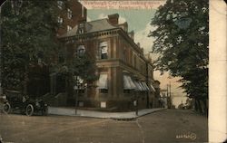 Newburgh City Club Looking Down Second St. New York Postcard Postcard Postcard