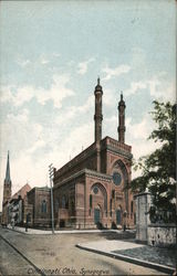 Cincinnati, Ohio, Synagogue Postcard