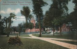 Hotel Athenseum & Adjacent Cottages, Chautauqua Institution New York Postcard Postcard Postcard