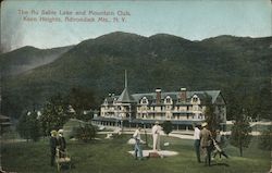 The Au Sable Lake and Mountain Club, Keen Heights Postcard