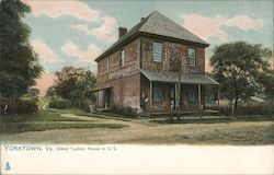 Oldest Custom House in U.S. Postcard